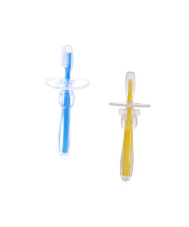 Seword 2st training toothbrush baby first toothbrush finger toothbrush for children baby toothbrush baby toys children's toys combo-plate newborn pearl