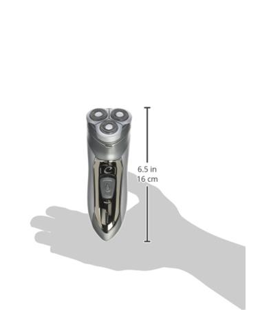 Eltron EL-6555 Men's Triple Rotary Head Shaver - Premium Gray Electric Razor for a Close Shave | International Shipping Available - Buy Online on GoSupps.com
