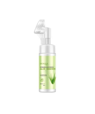 BIOAQUA Aloe Vera Massage Cleanser Facial Foam Cleaning Essence Refreshing Moisturizing Face Skin 120ml / 4.06fl.oz - Buy Online on GoSupps.com
