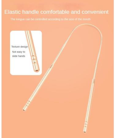 Premium Stainless Steel Tongue Scraper Set - 4 Metal Tongue Cleaners with Iron Case for Optimal Oral Hygiene - Buy Online on GoSupps.com