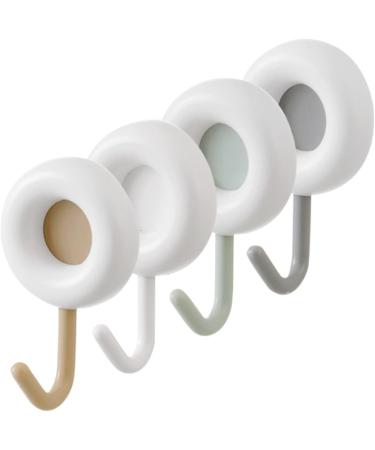 Alipis 8 Pcs No Punching Hook Heavy Duty Hook Towel Hanger Hooks Punch Hook Wall Hanging Coat Hook 7X4.4CMx2pcs Assorted Colorx2pcs - Buy Online on GoSupps.com