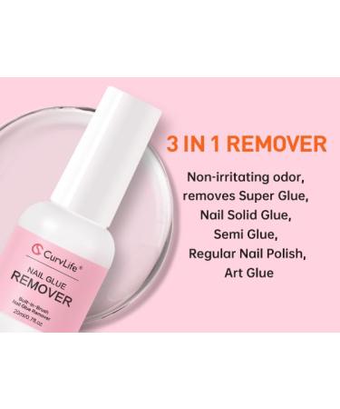 New Nail Glue Remover 20ML Acetone-Free Debonder for Press-On Acrylic & Fake Nails | Effective Adhesive Removal - Buy Online on GoSupps.com