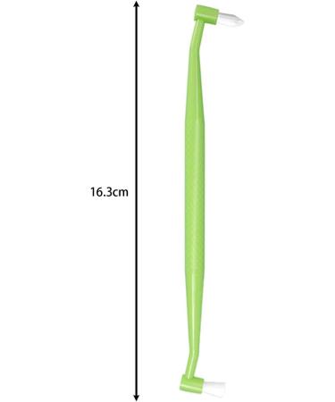Gralara Dual-Ended Pet Dental Brush for Cats and Dogs - Ergonomic Design for Easy Cleaning Green - Buy Online on GoSupps.com