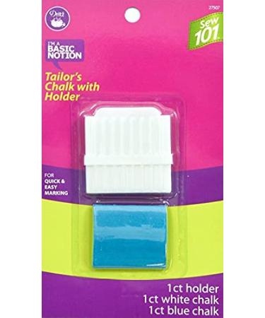 Dritz Sew 101 27507 Tailor's Chalk & Holder with Sharpener  White   Blue - Buy Online on GoSupps.com