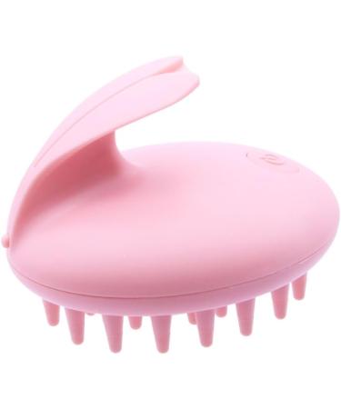 Solustre 3-in-1 Shower Hairbrush | Scalp Massage Device for Hair Growth | Waterproof Shampoo Brush in Pink - Buy Online on GoSupps.com