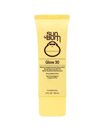 Sun Bum Original Glow Sunscreen SPF 30, Bright Daily Sunscreen, Broad Spectrum UVA/UVB Protection, 60 ml