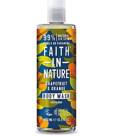 Faith In Nature Natural Grapefruit & Orange Body Care Gift Set Vegan & Cruelty Free No SLS or Parabens 2 x 400ml Grapefruit & Orange 400 ml (Pack of 2) - Buy Online on GoSupps.com