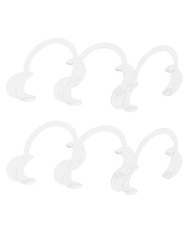 GROCKSTR 6pcs Autoclavable Teeth Whitening Lip & Cheek Retractor Dentist Mouth Opener Repeat Use M