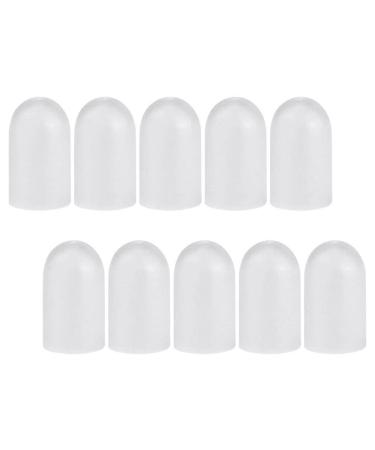 Healeved Toe Separator 10pcs Toe Protector Cover Toe Guard Silicone Toe Caps Toe Sleeves Prevent for Blisters Ingrown Toenails Toe Protectors