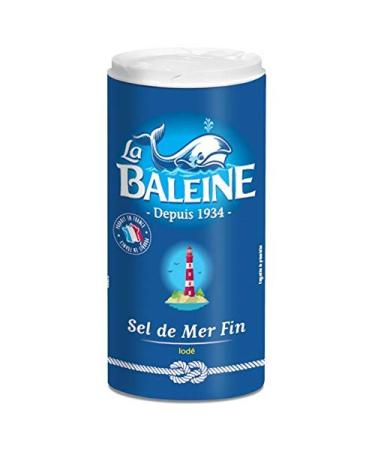 Epicerie sal e La Baleine - Fine Sea Salt Iodined and Fluorised Jug Box 550 g - Set of 2