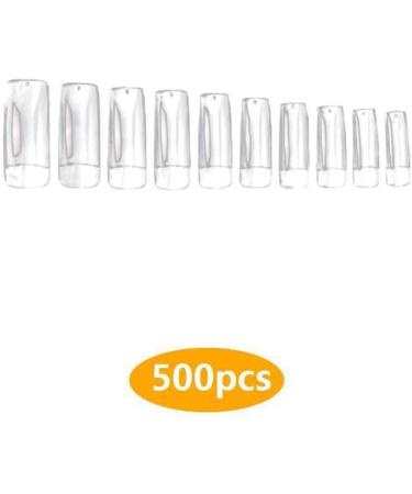 CLSSLVVBN 1 Set False Nail Elegant Full Coverage Shape Manicure Stickers Strong Adhesion Unique Design Half Paste Natural Paster Type 2 - Buy Online on GoSupps.com