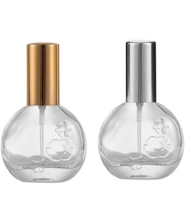 25pcs Refillable Perfume Spray Bottles 12ml - Travel-friendly Glass Atomizers with Gold Lid - Perfect for Makeup & Travel - Buy Online on GoSupps.com