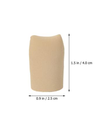 FOMIYES Silicone Toe Protectors - 2 Pairs Toe Caps for Blisters, Calluses, and Foot Toe Gel - Breathable Fabric Cover - Toe Sleeves Separators Spacers - 4x2.5cm - Buy Online on GoSupps.com