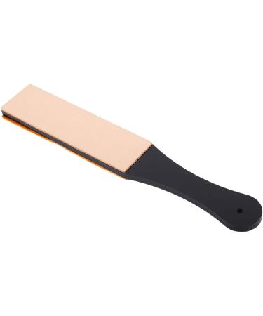PU Leather Razor Pouch - Double Size with Acrylic Handle for Razors & Knives | Perfect for Polishing Gold & Silver - Buy Online on GoSupps.com