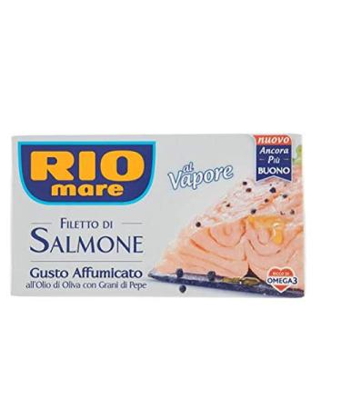 Rio Mare Salmone Affumicato Huile de saumon avec poivre 125 g