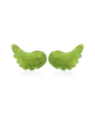 12Pcs Under Eye Patches for Dark Circle Cucumber Moisturizing Eye Mask Hyaluronic Acid Eye Mask Cooling Crystal Angle Wings Eye Mask Hrydrate & Moisture Gel Under Eye Treatment Skin Care Products (Cucumber )