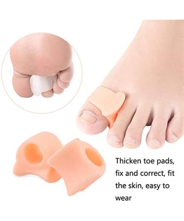 10 Pairs Wenjinghua Great Toe Orthosis Separator | Soft Comfortable Toe Care Cover - Size M Transparent - Buy Online on GoSupps.com