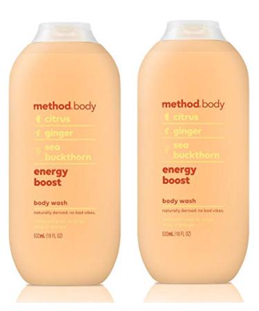 Method Body Body Wash - Energy Boost 18 FL OZ 532 ml - 2-PACK
