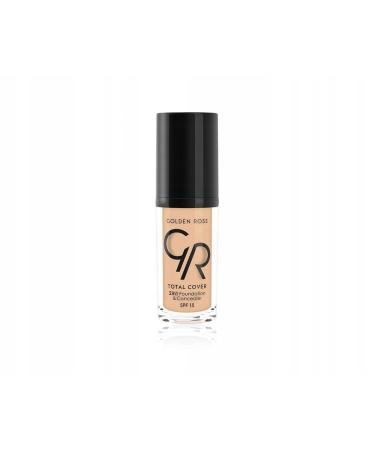 2 In 1 Foundation And Concealer - Total Cover - N02 Ivory - Golden Rose - Foundation - Tc02 Ivory 30 Ml