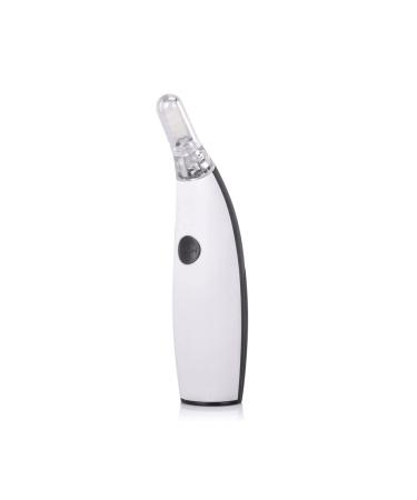 TARVIT Earwax Removal Products Electric Ear Cleaner Battery Powered Safety Cordless Ear Wax Remover Ear Cleaning Tool with 4 Removable Silicone Nozzle Heads (Color : Black)
