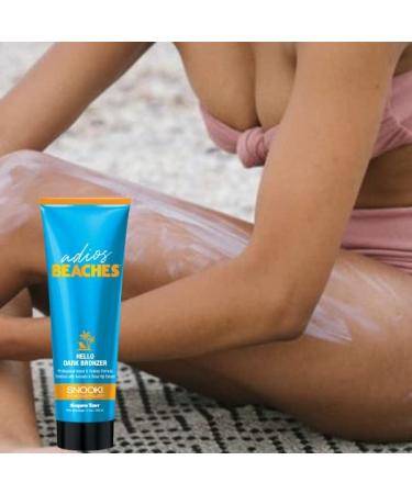 Snooki Adios Beaches DHA Natural Bronzer 9oz - Get a Sun-Kissed Glow - Buy Online on GoSupps.com