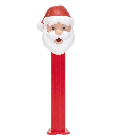 Pez Christmas PEZ Dispenser Refillable Collect Them All Santa Reindeer Snowman Bear (Santa One Size) Santa 1 Count (Pack of 1)