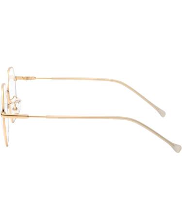 Gleyemor Blue Light Glasses for Women & Men - Vintage Octagonal Metal Gold Frame 52mm Computer Glasses - Buy Online on GoSupps.com