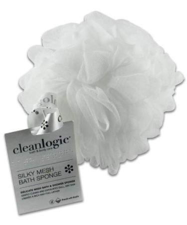 Cleanlogic - Silky Mesh Bath & Shower Sponge (Pack of 2)
