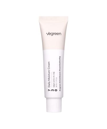 VEGREEN 730 Daily Moisture Cream - 50ml Hydrating Facial Moisturizer for All Skin Types  Vegan and Fragrance-Free Face Moisturizer  Perfect Anytime Moisturizing Cream without Skin Irritation