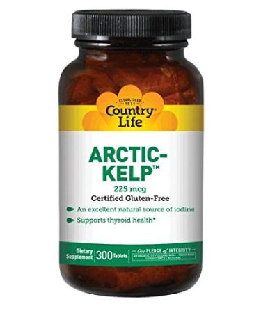 Country Life Arctic-Kelp 225 mcg 300 Tablets