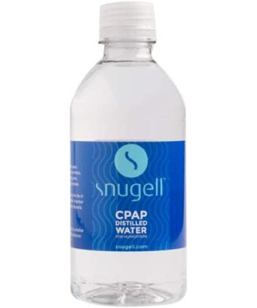 Snugell Distilled Water for CPAP Humidifiers | 12 Bottle Pack 12oz | Travel Friendly | Made in USA - Buy Online on GoSupps.com