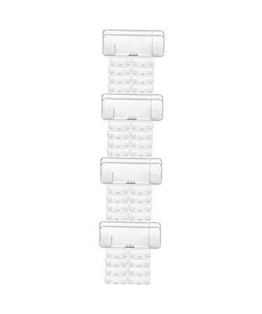 FOMIYES 40 STK Razor Storage Box Razor Protective cover travel case for razor case for safety razors Reusable shaver bag Razor base outside plastic travel