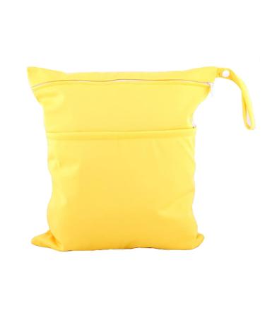 Egurs reusable wetbag wet bag diaper bag for baby diapers dirty clothes and other accessories Yellow