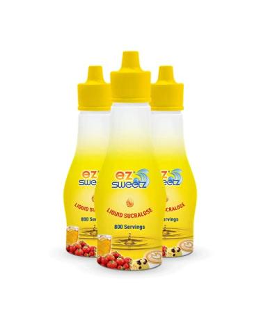 EZ-Sweetz (2.0oz - Liquid Sweetener 800 Servings/Bottle) (Original, 3 Pack) Original 2 Fl Oz (Pack of 3)