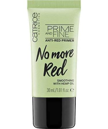 Catrice Prime and Fine Anti-Red Primer - Vegan Color-Correcting Primer for Combination Skin (30ml) - Soothing Smoothing & Paraben-Free - Buy Online on GoSupps.com