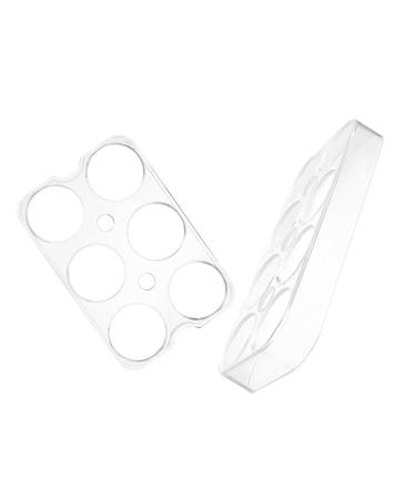 Uonlytech Egg Holder 2pcs Refrigerator Eggs Egg Brackets Egg Trays for Kitchen Egg Storage Racks Egg Plate Lattice Pack