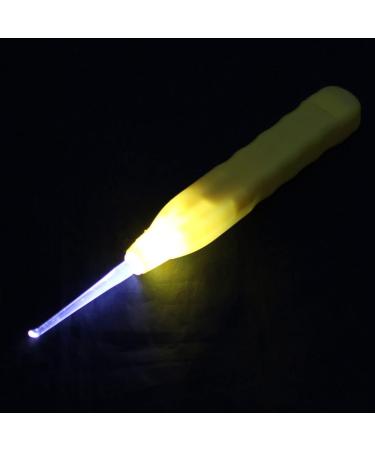 Qtqgoitem Adult Earwax Remover Curette Cerumen Cleaner Tool with LED Light - 10 Pcs - Buy Online on GoSupps.com
