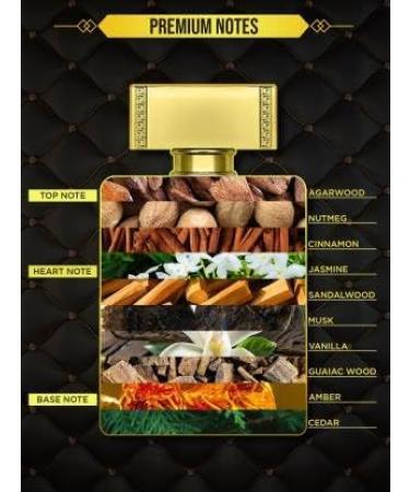 Romance Oudh Perfume for Men & Women 100ml Long Lasting Fragrance Premium Luxurious Scent Blended with Agarwood Jasmine Sandalwood & Vanilla - Buy Online on GoSupps.com