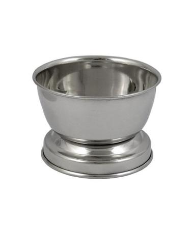 Shaving bowl shaving soap bowl shaving mug made of metal with base 7 cm high