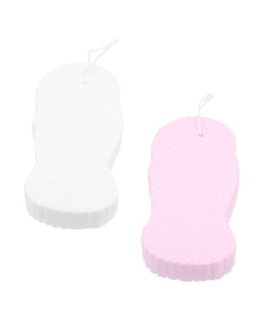 FRCOLOR Body Sponge Children's Bath loofah Back Scrubber loofah exfoliating Bath Soft Bath Scrubber Artifact for Bathing Embossed PVA Dandruff Silicone Brush