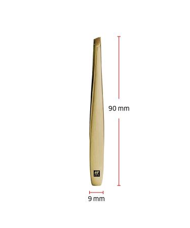 ZWILLING Gold Slanted Tip Tweezers | Precision Hair Plucking | Premium Quality International Shipping - Buy Online on GoSupps.com