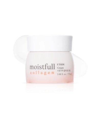 ETUDE Moistfull Collagen Cream 2.53fl.oz(75ml) | Collagen Water Delivers Hydration To Make Your Skin Bouncy & Dewy | Soft And Adhering Collagen Cream 75ml