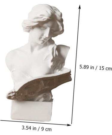 Zerodeko 1pc Piano Statue Mini Resin Figurines Desktop House Decorations for Home Air Conditioner Wind Deflector Greek Mythology Decor Greek Statue White Teaching Aids Household - Buy Online on GoSupps.com