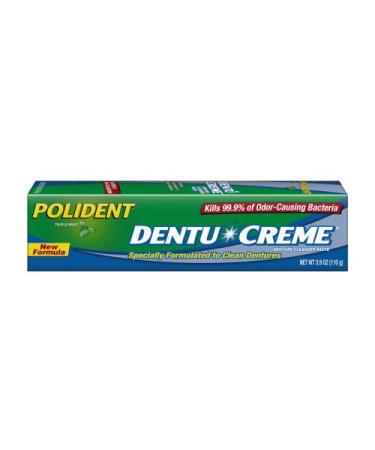 Polident Dentu Creme Denture Toothpaste, 3.9 oz