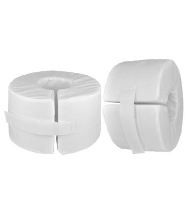 Foot Support Pillows for Pressure Sores 1 Pairs of Ankle Heel Elevator Protection Support Pillow for Soreness and Healing White