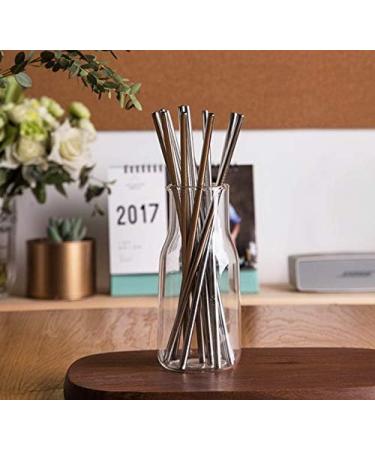 Reusable Metal Straight Straws 50 Pack. 8.5 Inch Stainless Steel Drinking Straws in Bulk for Wholesale.215x6mm Straight Straws for 20oz Tumblers Yeti (Silver All Straight 50pcs-8.5") - Buy Online on GoSupps.com