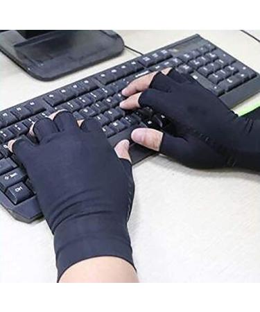 XJXJ Gaming Gloves with Silicone Grip | Anti-Slip & Anti-Sweat Design | Breathable & Comfortable Fit | Copper Compression Therapy Gloves for Arthritis Relief (Size: M) - Buy Online on GoSupps.com