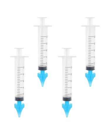 Ear Cleaner Tools 4pcs Ear Wax Earwax Irrigation Syringe Tool Ear Wax Removal Tool Ear Wax Flusher Tools Removal Syringe Ear Limpiador De Oidos Ear Cleaning Tool Assorted Color 12X3.5X2CM