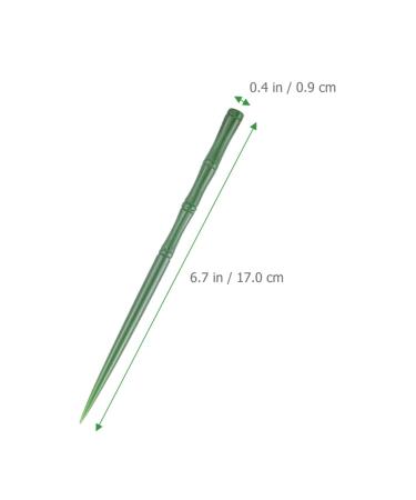 Green Hetian Jade Hair Stick - Vintage Chinese Hair Accessory for Women and Girls - Buy Online on GoSupps.com