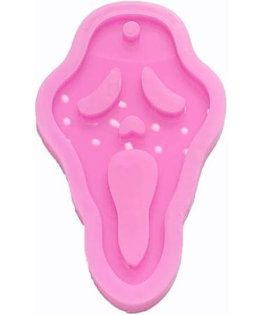 Ghost Shape Silicone Mold for Halloween Crafts - DIY Keychain, Necklace, Epoxy Pendant, Resin Jewellery Making - Shiny Glossy Finish - Buy Online on GoSupps.com